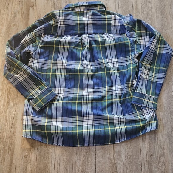 DIXXON Women's Griswold 00 Blue and Green Plaid Flannel Shirt 2x - Picture 8 of 8